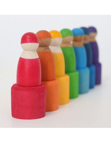 Jeu de tri - Les 7 amis arc-en-ciel