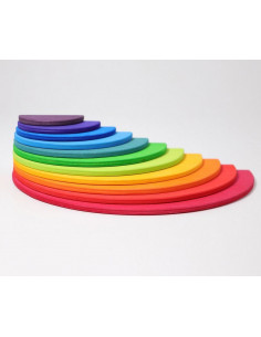 Arc-en-ciel en bois -...