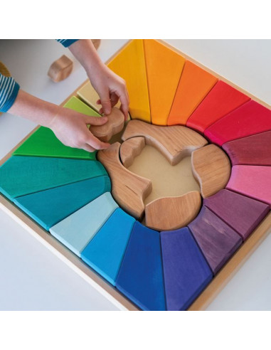 Puzzle bois géant - Lion