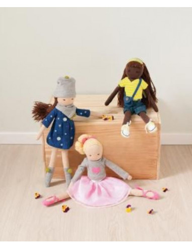 Poupée coton bio - Mia