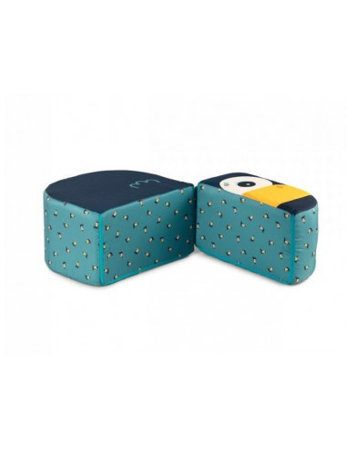 Pouf modulable - Pablo le toucan