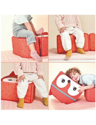 Pouf modulable - Alice la renarde