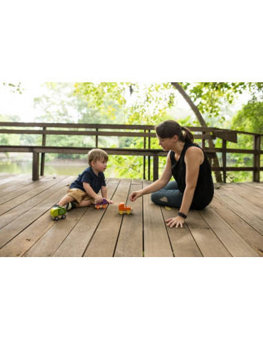 Mini véhicule en bois - Bulldozer