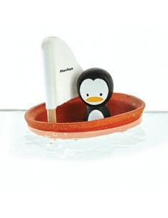 Bateau voilier en bois -...