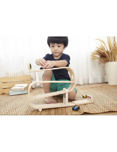Rampe de course en bois