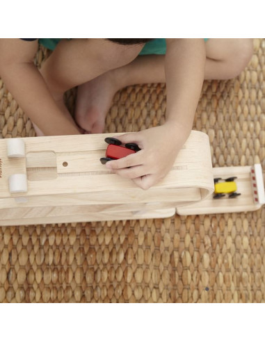 Rampe de course en bois