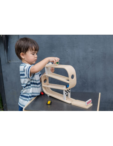 Rampe de course en bois