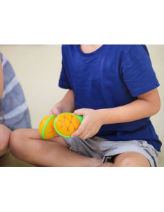 Maracas en bois - Ananas 2