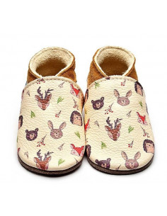 Chaussons en cuir Gripz...