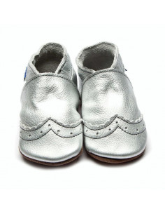 Chaussons en cuir 0-6mois -...