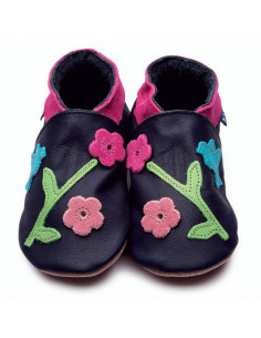 Chaussons en cuir 0-6mois -...