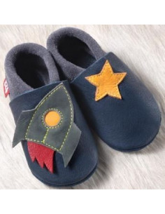 Chausson en cuir T18-19 -...