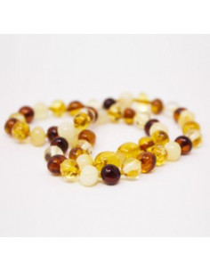 Collier d'ambre - Rond...