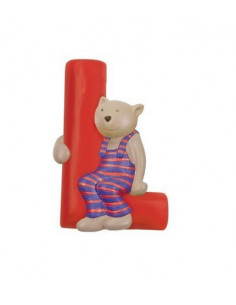 Lettre résine L chat - La...