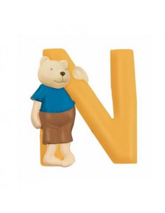 Lettre résine N ours - La...