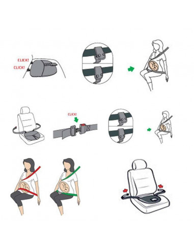 Ceinture de sécurité pour femme...