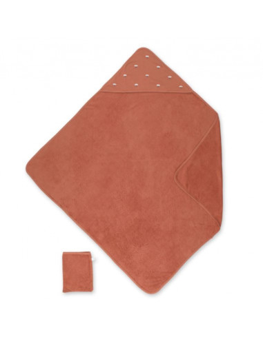 Cape de bain 90x90 terry/jersey - Odete