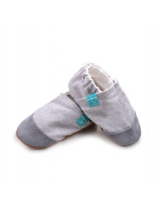 Chausson Titot coton+cuir...