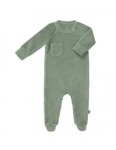 Pyjama velours avec pied...