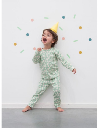 Pyjama long 2 pieces - Ballon Turquoise