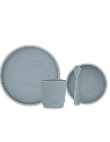 set vaisselle silicone avec ventouse...