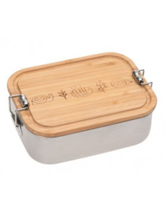 Boîte à goûter inox et...