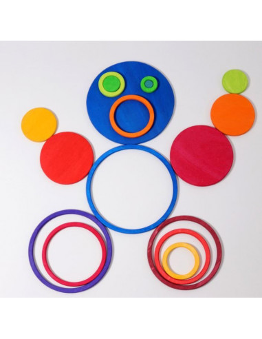 Cercles et anneaux concentriques -...