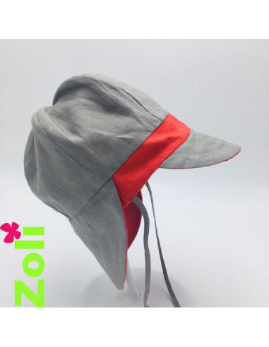 Chapeau soleil évolutif lin -...