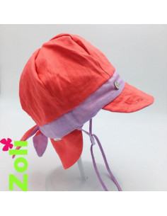 Chapeau soleil évolutif lin...