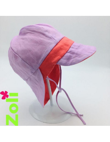 Chapeau soleil évolutif lin -...
