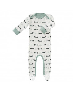 Pyjama coton bio avec pied...