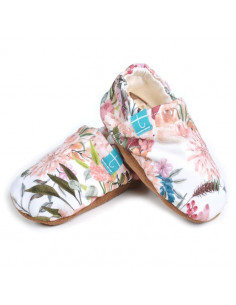 Chausson Titot coton+cuir...