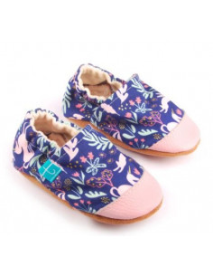 Chausson Titot coton+cuir...