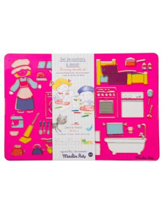 Set de pochoirs à dessin -...