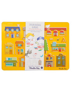 Set de pochoirs à dessin -...