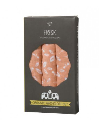 Gants de toilette coton bio - Forest...