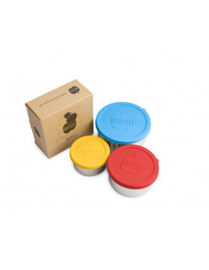 Boite inox ronde (3pcs)...