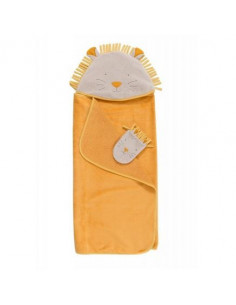 Sortie de bain lion + gant...