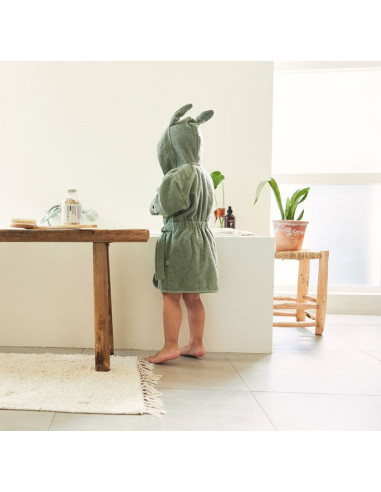 Peignoir de bain 1-2ans - Ash green