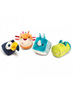 Cubes tissus 4pc - Jungle