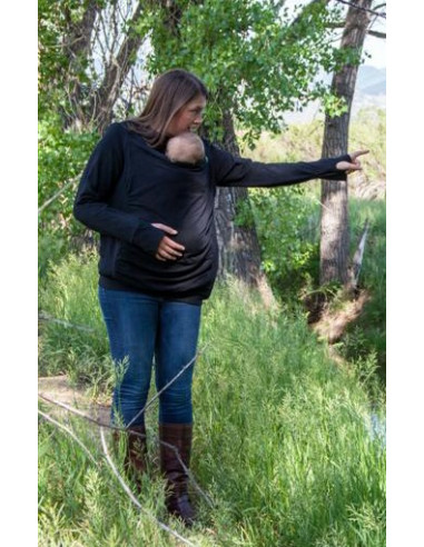 Veste sans manche polaire noire