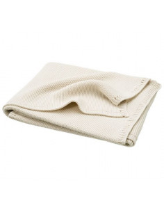 Couverture tricotée bio...