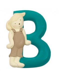 Lettre résine B mouton - La...