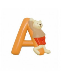 Lettre résine A ours - La...