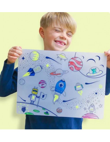 Set en silicone à colorier - Dans...