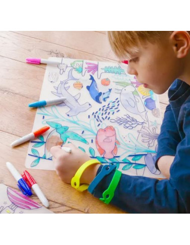 Set en silicone à colorier - Barriere...