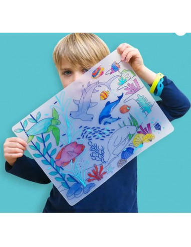 Set en silicone à colorier - Barriere...