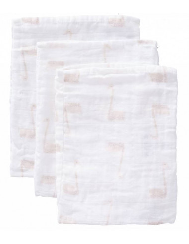 Gants de toilette coton bio - Swan...