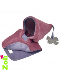 Bonnet bébé Rose - Lilas 2