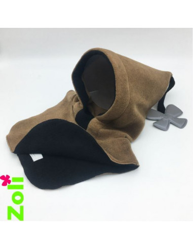 Bonnet bébé Camel - Noir